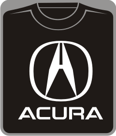 Прикольные футболки: Acura logo