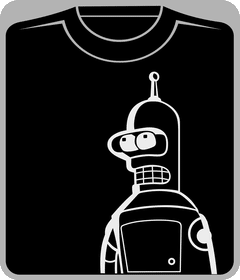 Прикольные футболки: Bender 2