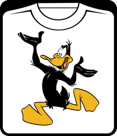 Прикольные футболки: Duffy Duck веселый