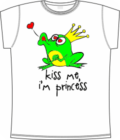 kiss me im princess white