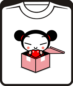 Прикольные футболки: pucca 1 в коробке