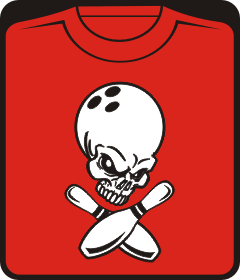 Боулинг: череп с кеглями, Bowling