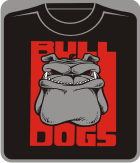 Прикольные футболки: бульдог