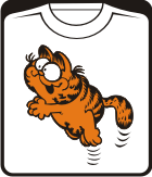 Прикольные футболки: гарфилд