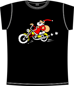 дед мороз, байкер