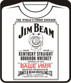 Прикольные футболки: джим бим