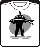 Прикольные футболки: рыбак 2