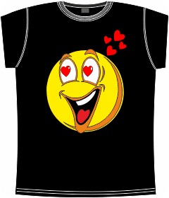 смайлик валентин black