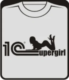 1С супердевочка лежащая