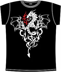 дракон классический 4 black