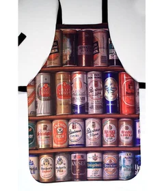 фартук пиво банки