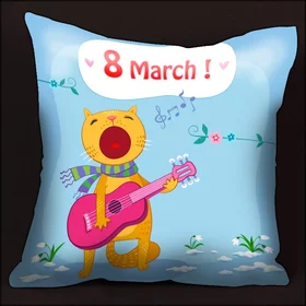 Подушка на 8 марта
