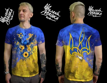 Футболки с полной запечаткой: Птах миру