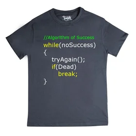 Прикольные футболки: Алгоритм жизни