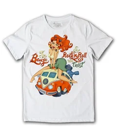 Прикольные футболки: авто девушка