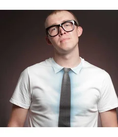 Прикольные футболки:  футболка с галстуком 3