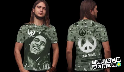 Футболки с полной запечаткой: Bob Marley