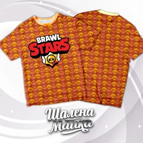 Футболки с полной запечаткой: Brawl Stars Big Logo