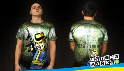 Футболки с полной запечаткой: fallout