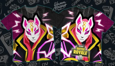 Футболки с полной запечаткой: fortnite(10)