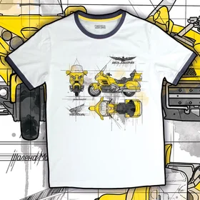 Прикольные футболки: GoldWing yellow