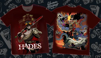 Футболки с полной запечаткой: Hades