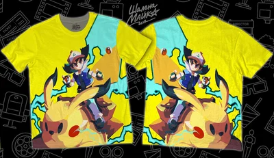 Футболки с полной запечаткой: pokemon