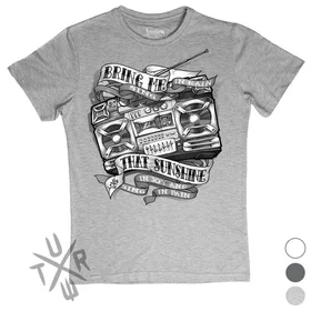 Прикольные футболки: Бумбокс ЧБ