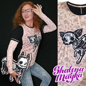 Футболки с полной запечаткой: Хеллоуин ЧИХУА