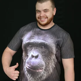 Футболки с полной запечаткой: Обезьян