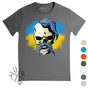 Прикольные футболки: Череп Козак