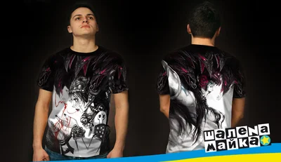 Футболки с полной запечаткой: ворон