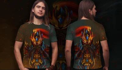 Футболки с полной запечаткой: Dota 2 - Dragon Knight