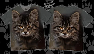 Футболки с полной запечаткой: кот(5)