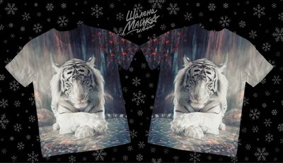 Футболки с полной запечаткой: тигра9