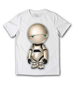 прикольные футболки, робот, 3D футболки