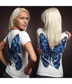 прикольные, футболки, бабочки, феи, для девочек, 3D футболки