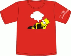 симпсон барт лежит  Simpson Bart