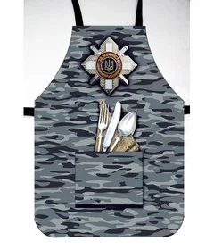 фартук, камуфляж ,повар